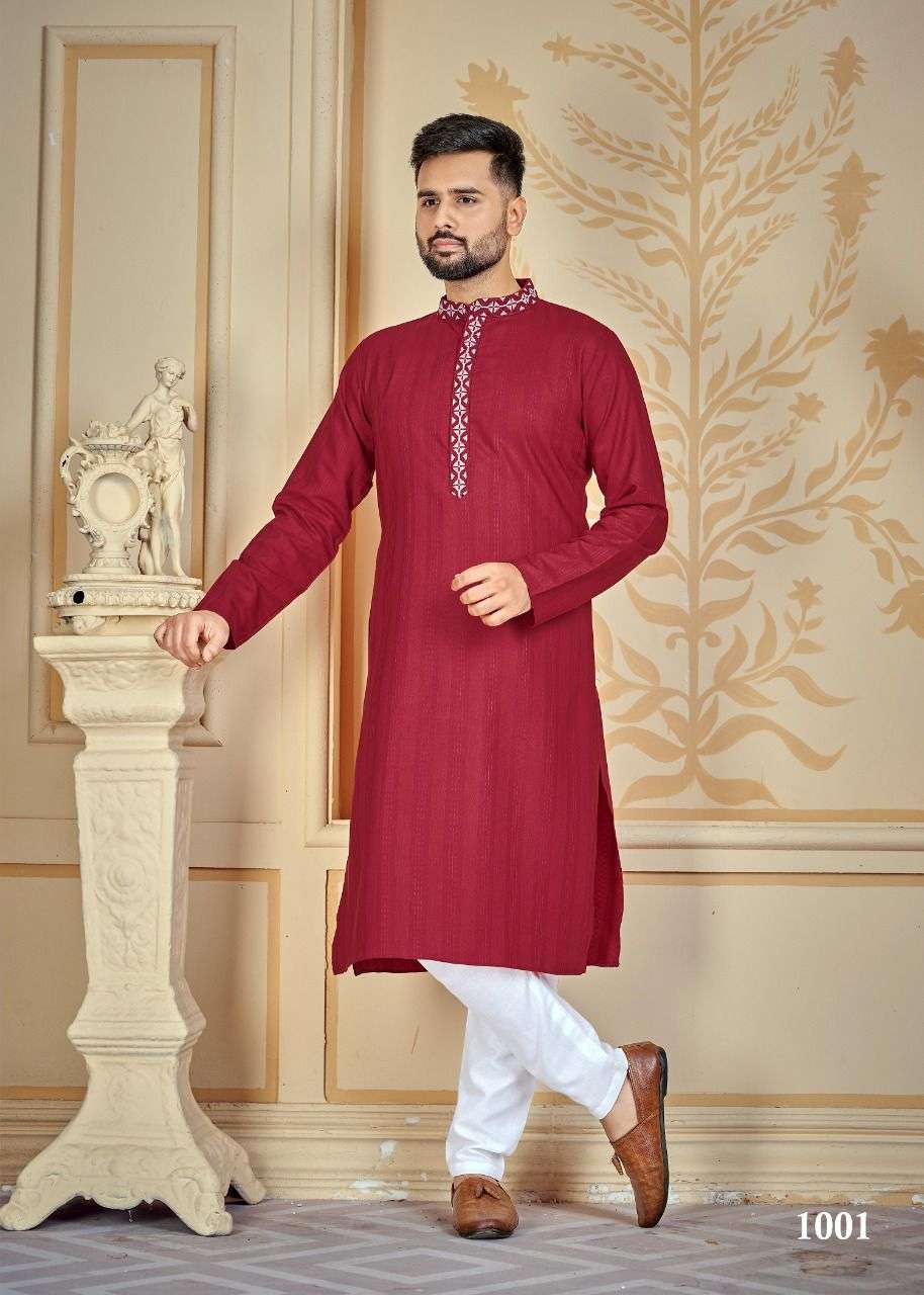 festival season kurta pyjama cotton fabric cool kurta pyjama for mens indian wear kurta pyjama for mens