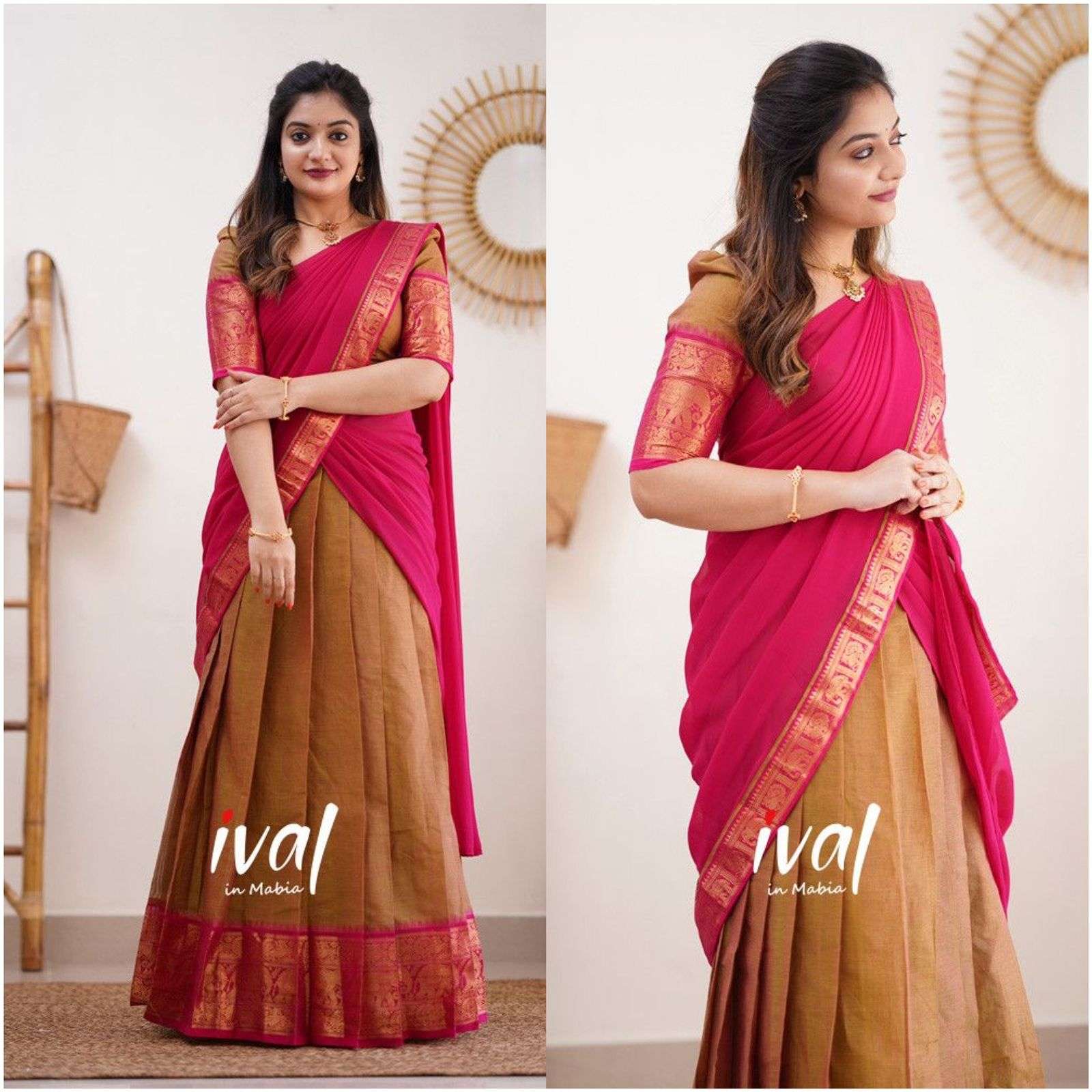 narayan pett south super hit vol 02 half saree lehenga material full zari weaving beautifull half saree and lehenga collection southindian saree collection