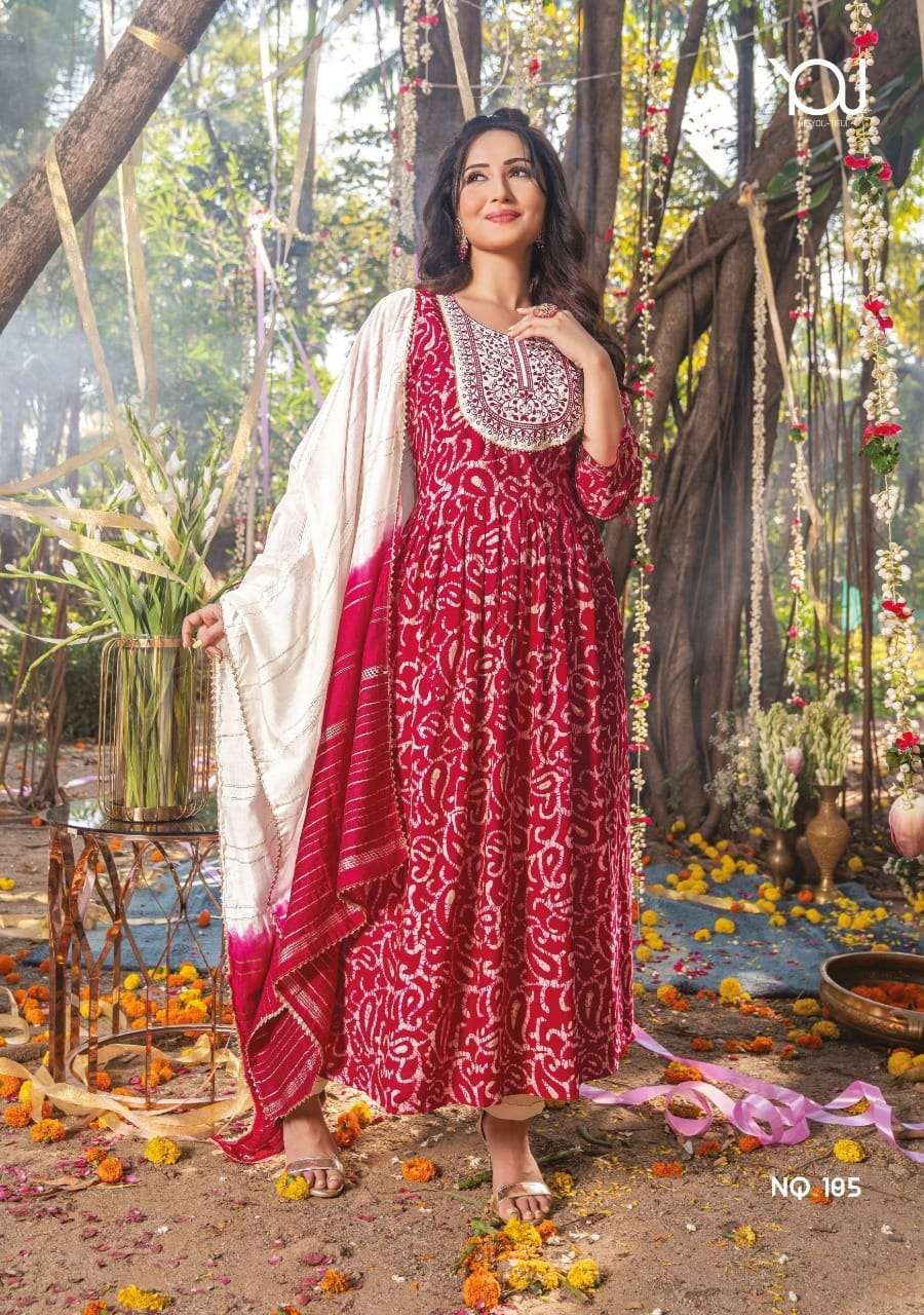 wanna product catalogue naira queen series 191 to 198 launch new super fancy naira kurti with pant n dupatta catalogue nayra cut readymade suits collection