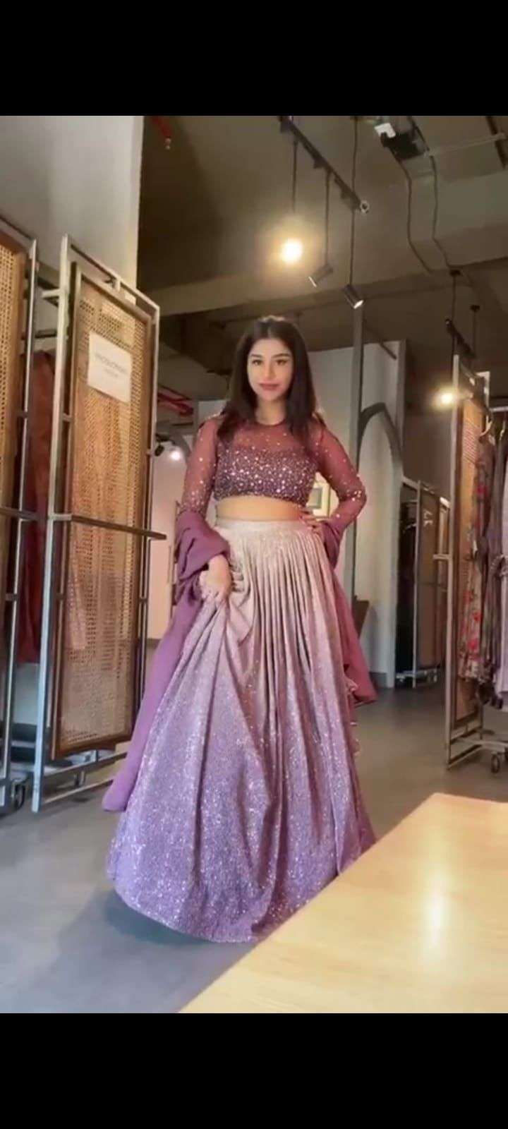 presenting most awaited lehenga premium french crepe silk lehenga digital print beautifull heavy sequnce work allover with heavy canan 