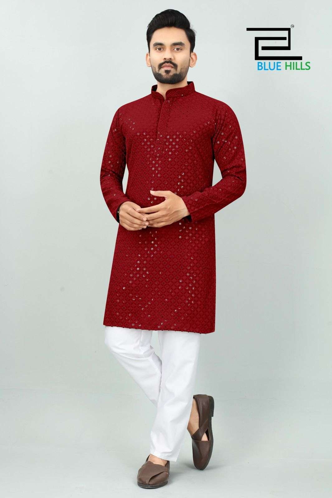 desi boyz traditional chikan work kurta for all beautiful occasions 14kg heavy reyon chikan work kurta mens wear kurta pyajama in affordable price