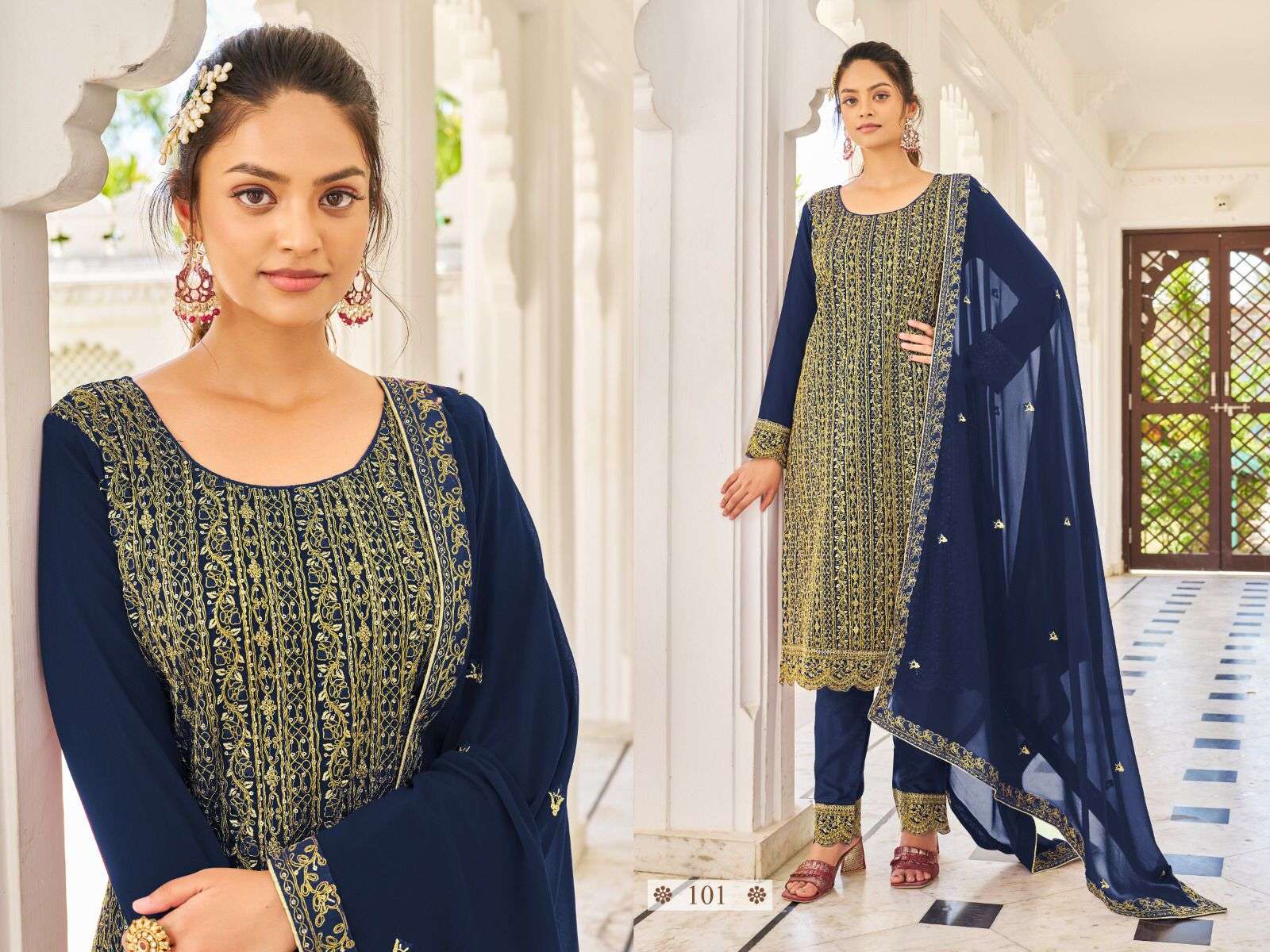 Senhora Chamar 2057 Festive Wear Georgette Designer Salwar Kameez