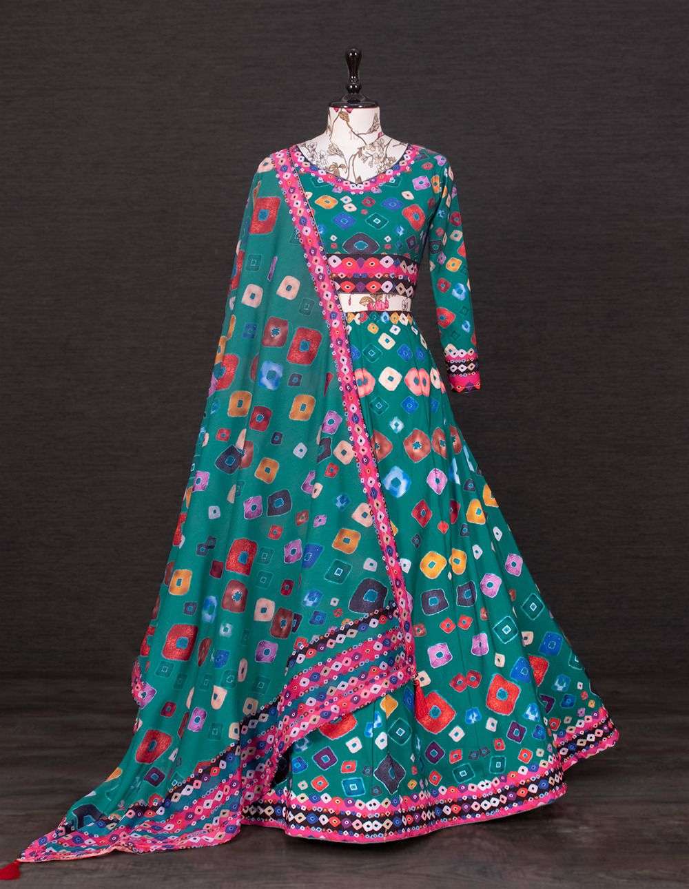 lehenga choli digital print on vaishali silk designer lehenga choli printed designer lehenga collection