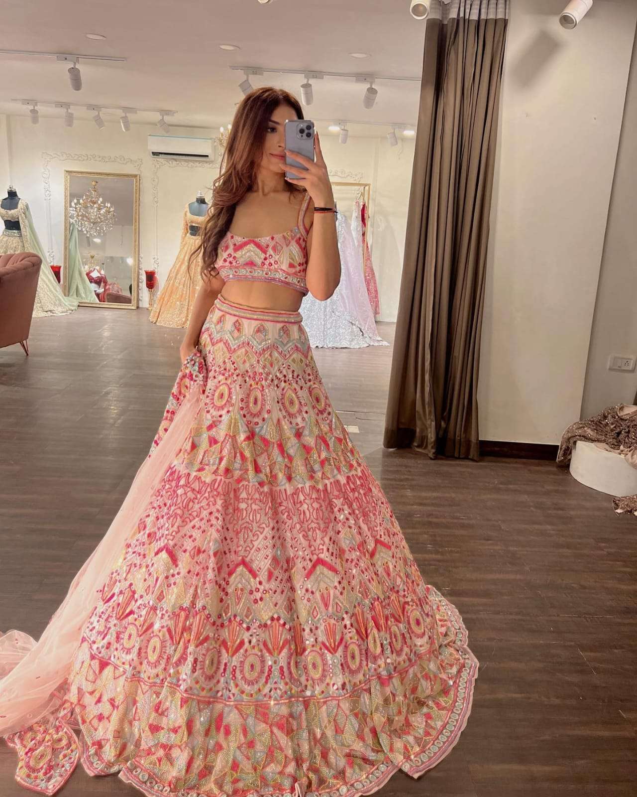 Awesome Sky Blue Cotton Digital Printed Party Wear Lehenga With Jacket at  Rs 2399 in Surat