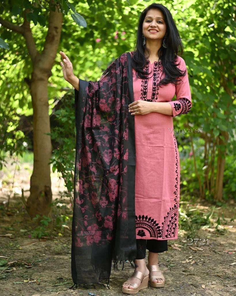 Black Pakistani Kurtha with Cigarette Pant and Dupatta