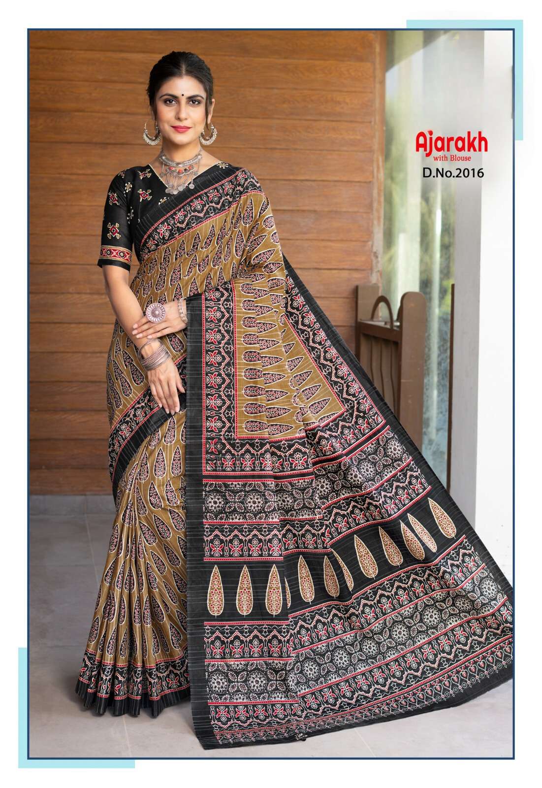 ajarakh printed cotton saree fabric pure heavy malai cotton ajarakh printed saree cotton saree dailywear summers cotton saree 