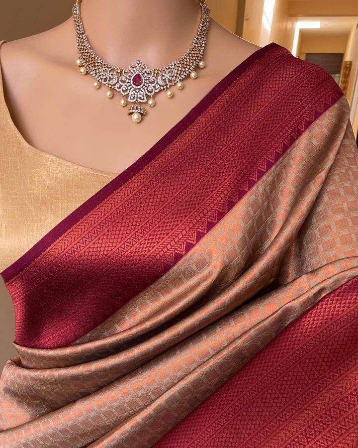 code sf 659 presenting enchanting yet breathable organic banarasi sarees for intimate and big fat indian weddings that are light on your skin and uplift your wedding shenanigans lichi silk