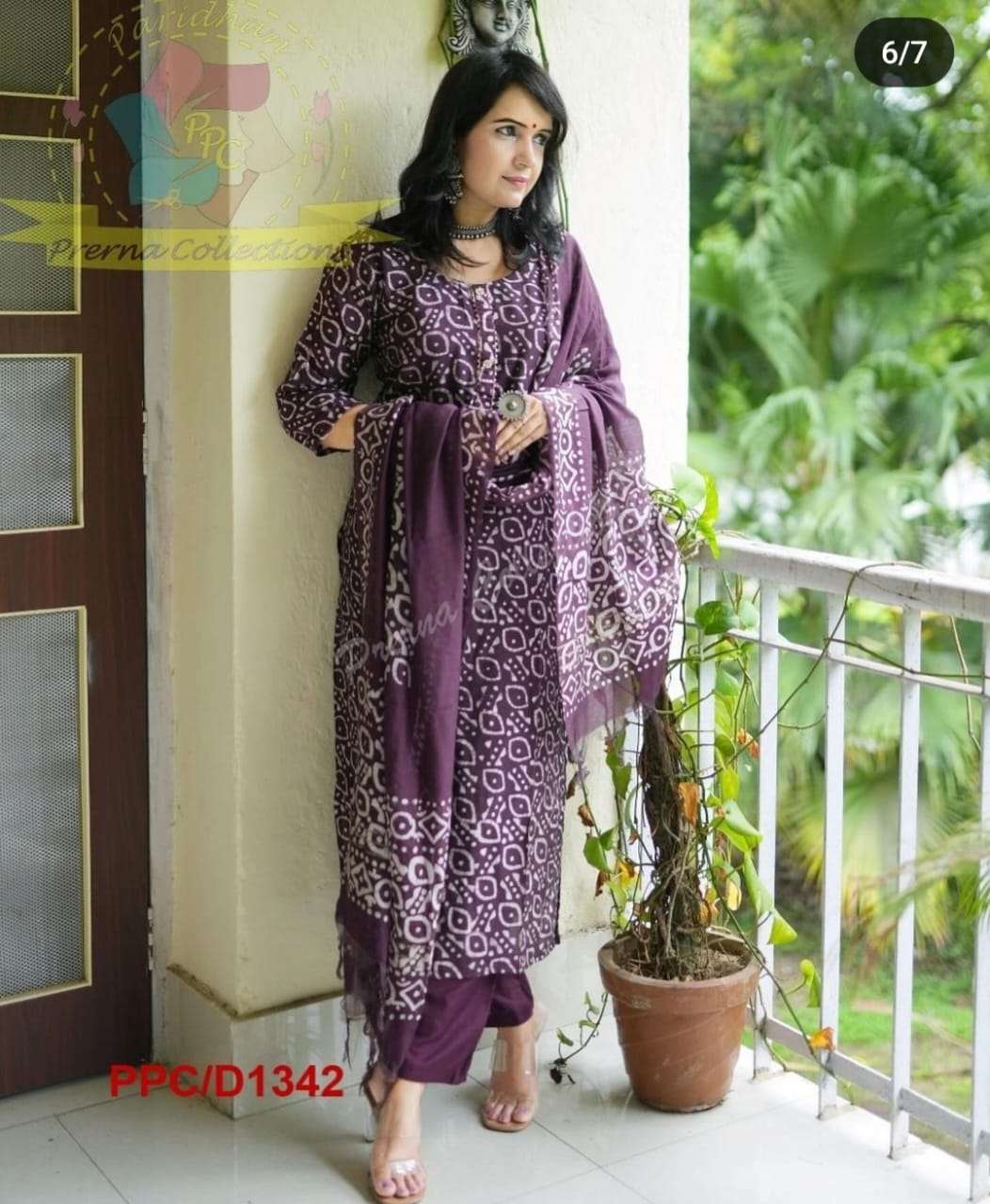 summer cotton kurti set collection cotton kurti set cotton fabric with batik print kurti with pant with cotton dupatta  size m38 to 2xl 44 fabric cotton product kurti plus pant plus dupatta