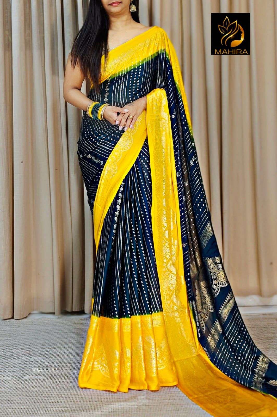 pavitra shiffon georget just grab this beautiful shiffon georget saree at budget range foil print all over rich pallu printed border colour blouse saree 