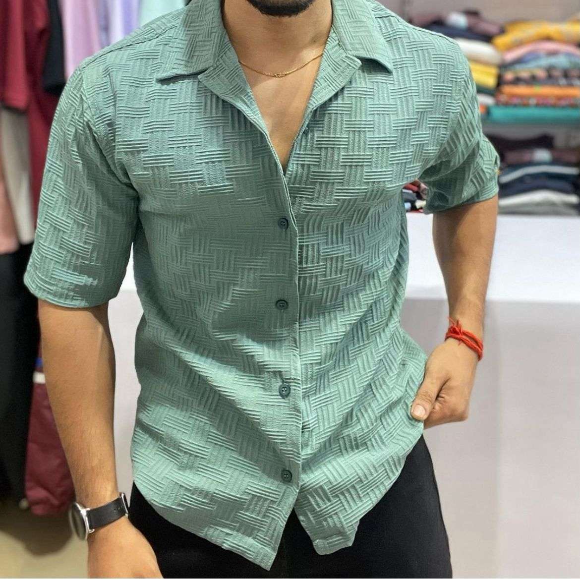 mens exclusive  cotton codroy fabric shirt dont compare our price with others we believe in quality style mens wear shirt mens wear m to xxl size shirt 