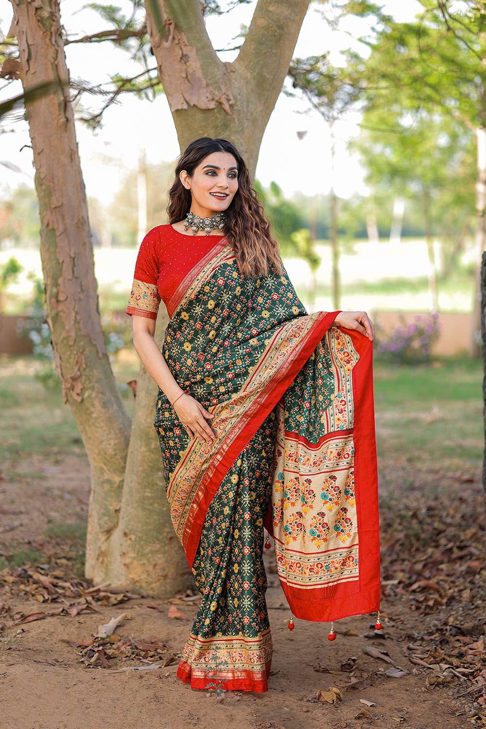 saree collection ceremony that marks the beginning not only of wedding celebrations but also lifelong togetherness get this beautiful dola silk saree with for upcoming traditional event ynf7208