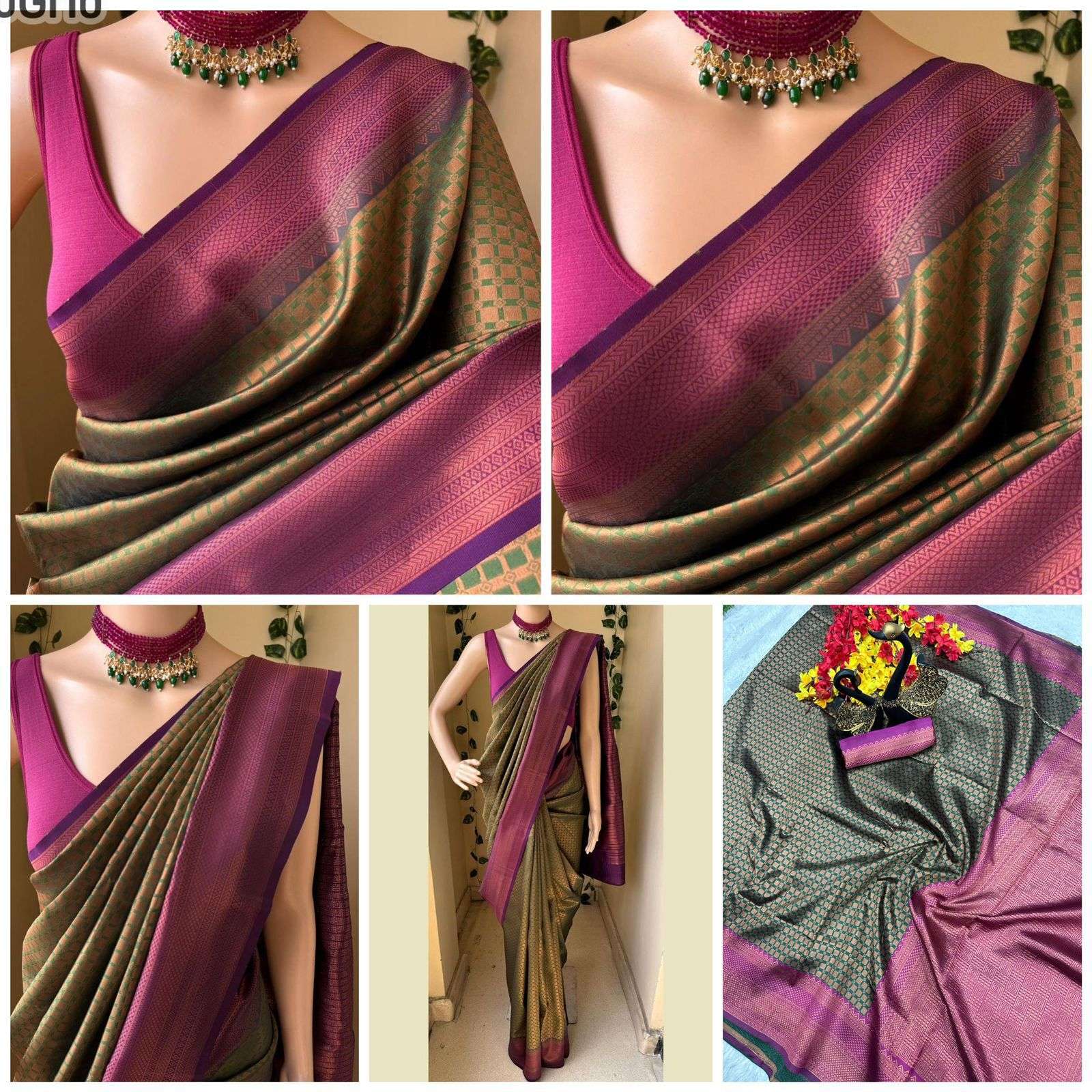 saree presenting enchanting yet breathable organic banarasi sarees for intimate and big fat indian weddings that are light on your skin and uplift your wedding shenanigans lichi silk saree