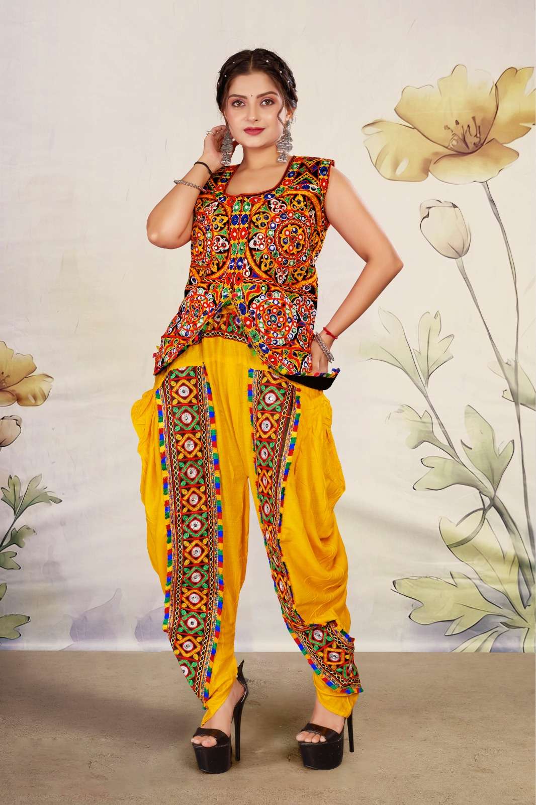 navratri special dhoti blouse kedia collection for adults kediya dhoti plus blouse with a harmony of colours design and silhouettes so get set for festive launch kedia dhoti and shirt 