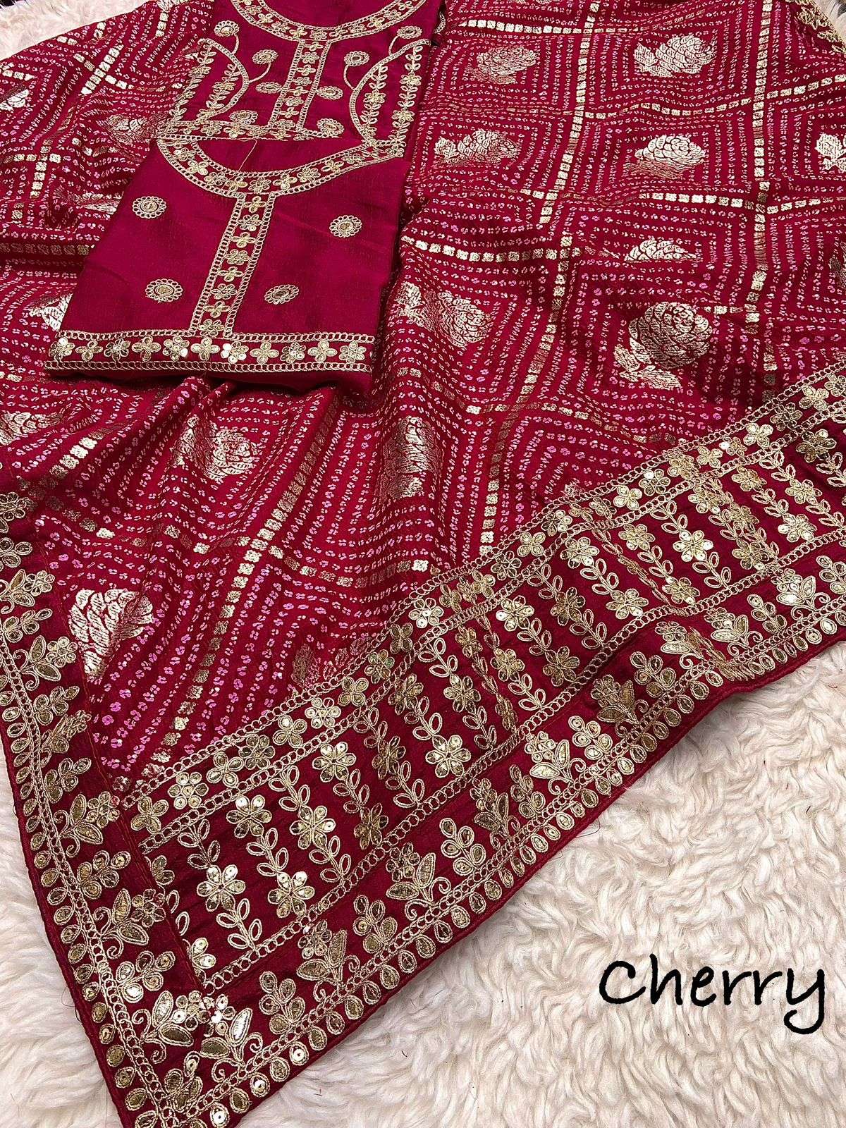 blooming vhichitra Fabric n details vhichitra blooming foil print saree with heavy pallu 5mm seqance foil work patta  Blouse fully sequnce coding work back 