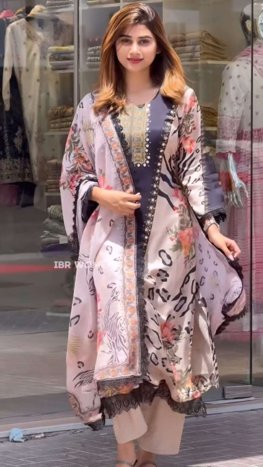 festive n party wear heavy muslim cotton with heavy digital print with mirror and dimond handwork yd 009 desigenr suit designer partywear suit