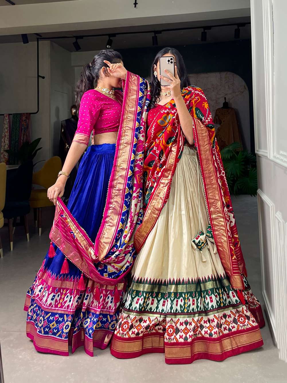  lehenga choli presenting a perfectly blended tussar silk lehenga for festive season to charm your look lnb1680l lehenga stitched lehenga fabric tussar silk designwer partywear lehenga 