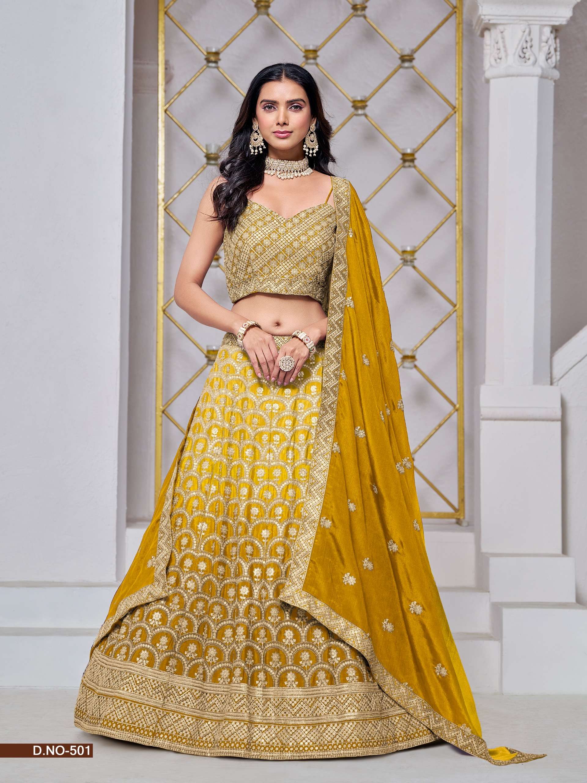 new lehenga collection mehvish vol 5 fabric details blouse chinon lehenga chinon dupatta chinon inner crape designer partywear girlish stylish lehenga 