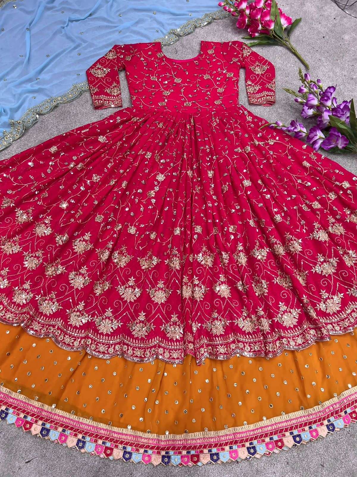 ğŸ'¯Premium qualityğŸ'¯* *Preference Best Quality* *Yankita Kapoor special*  _*DN:- S… | Party wear indian dresses, Designer party wear dresses, Party wear  dresses