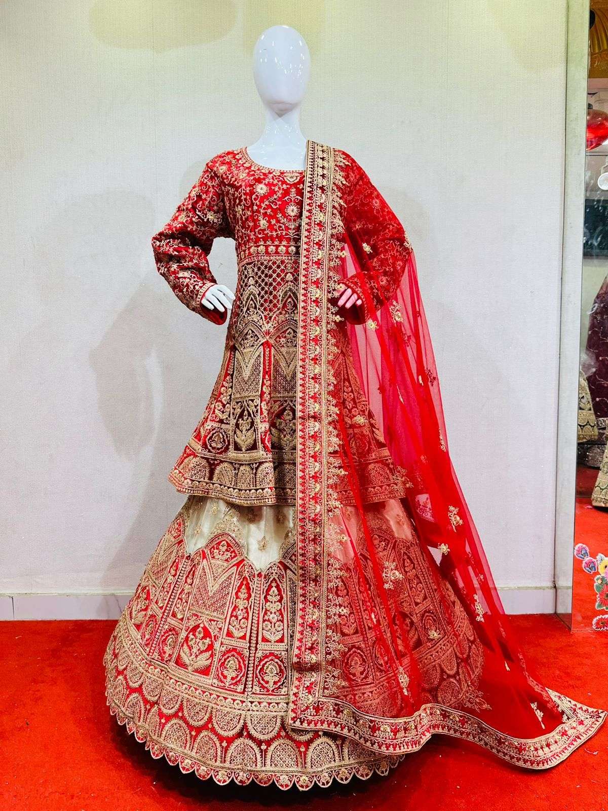 Churidar lehenga outlet design