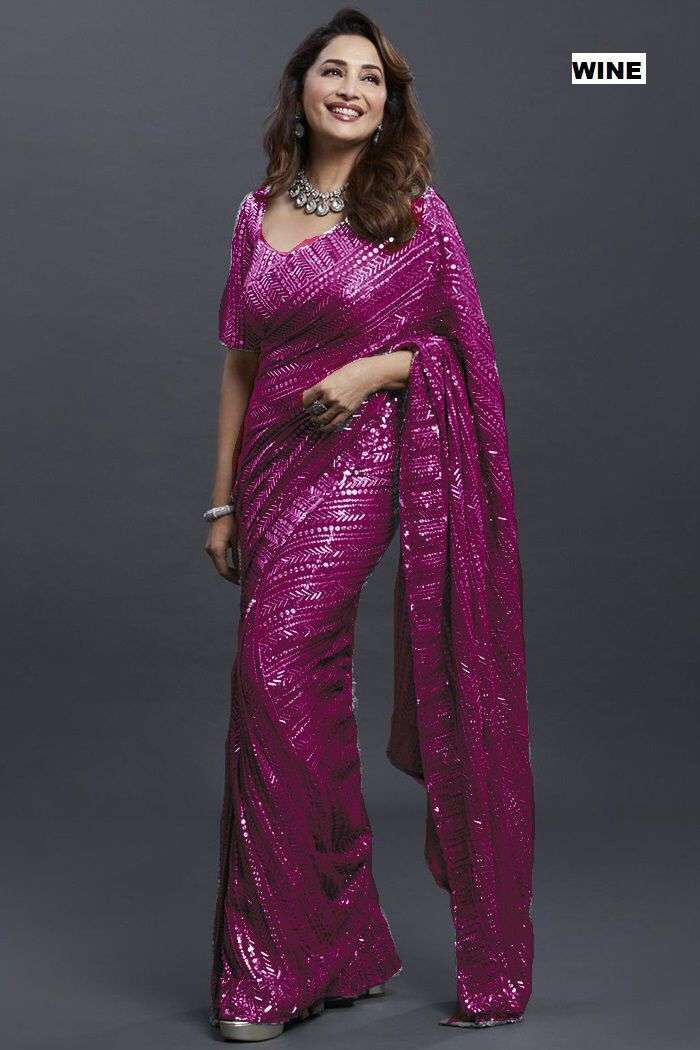 Madhuri Dixit in Sabyasachi Saree – South India Fashion | Sabyasachi sarees,  Stylish sarees, India fashion