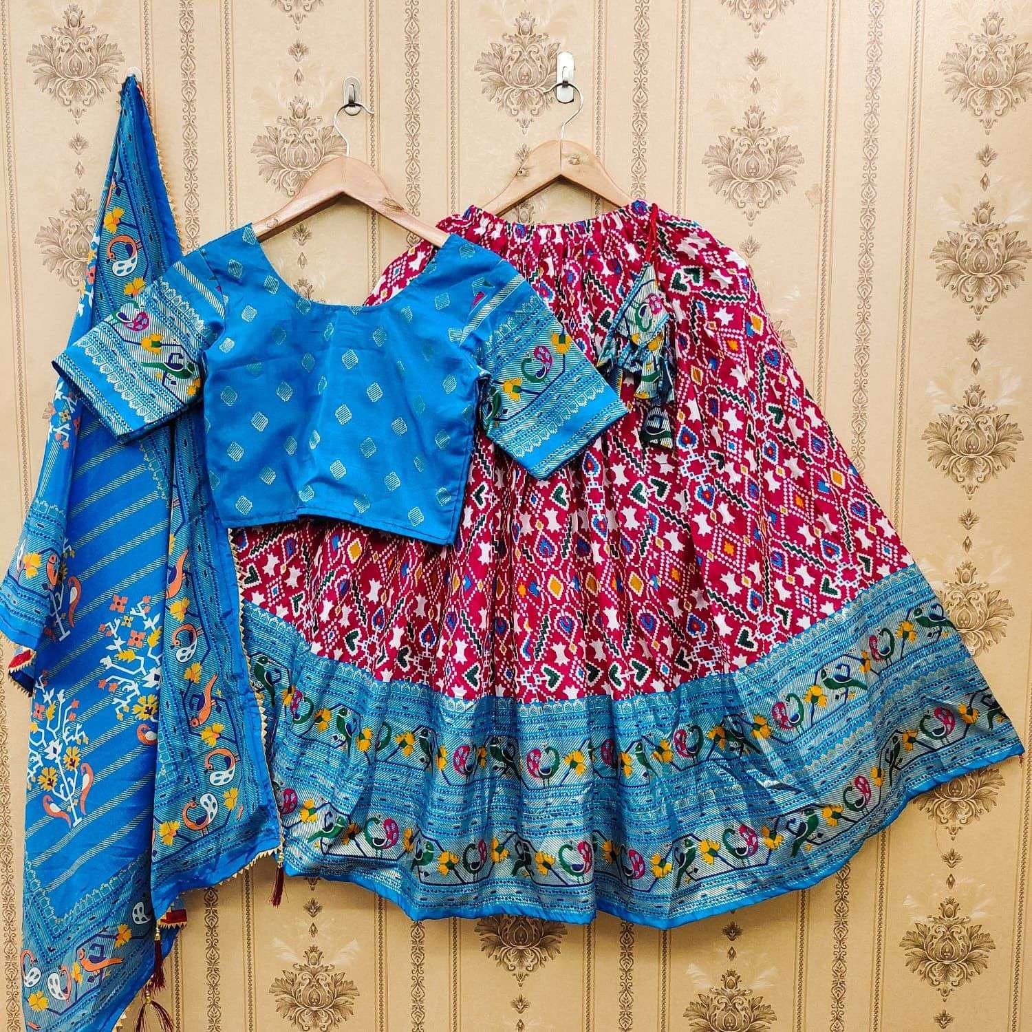 Blue Kids Lehenga Choli at Rs 400/piece in Surat | ID: 15481609297