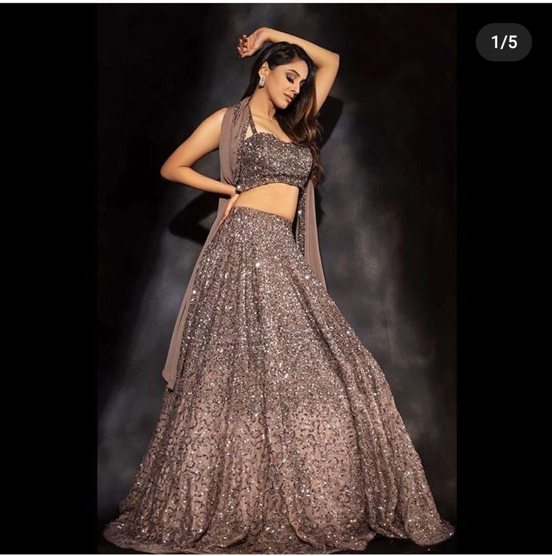 Oodni The Boutique - CHOCOLATE ....double layer lehenga available on store  Now... size : 34 length : 57 viber : 9851108090 , 9851165465 ( kupondole)  9849215197 ( newroad ) +17202247514 ( dallas ) | Facebook