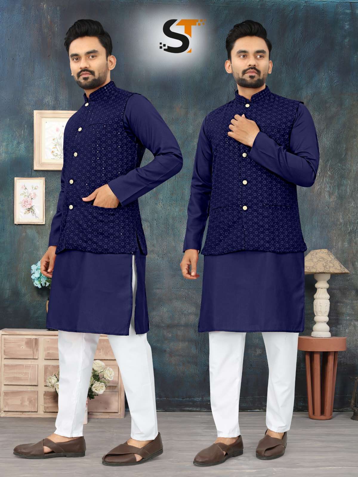 Nehru Jacket Koti Ethnic Wear for Men Wedding Wear Koti JACQUARD Koti Nehru  Jacket / Modi Jacket for Wedding Readymade Koti - Etsy