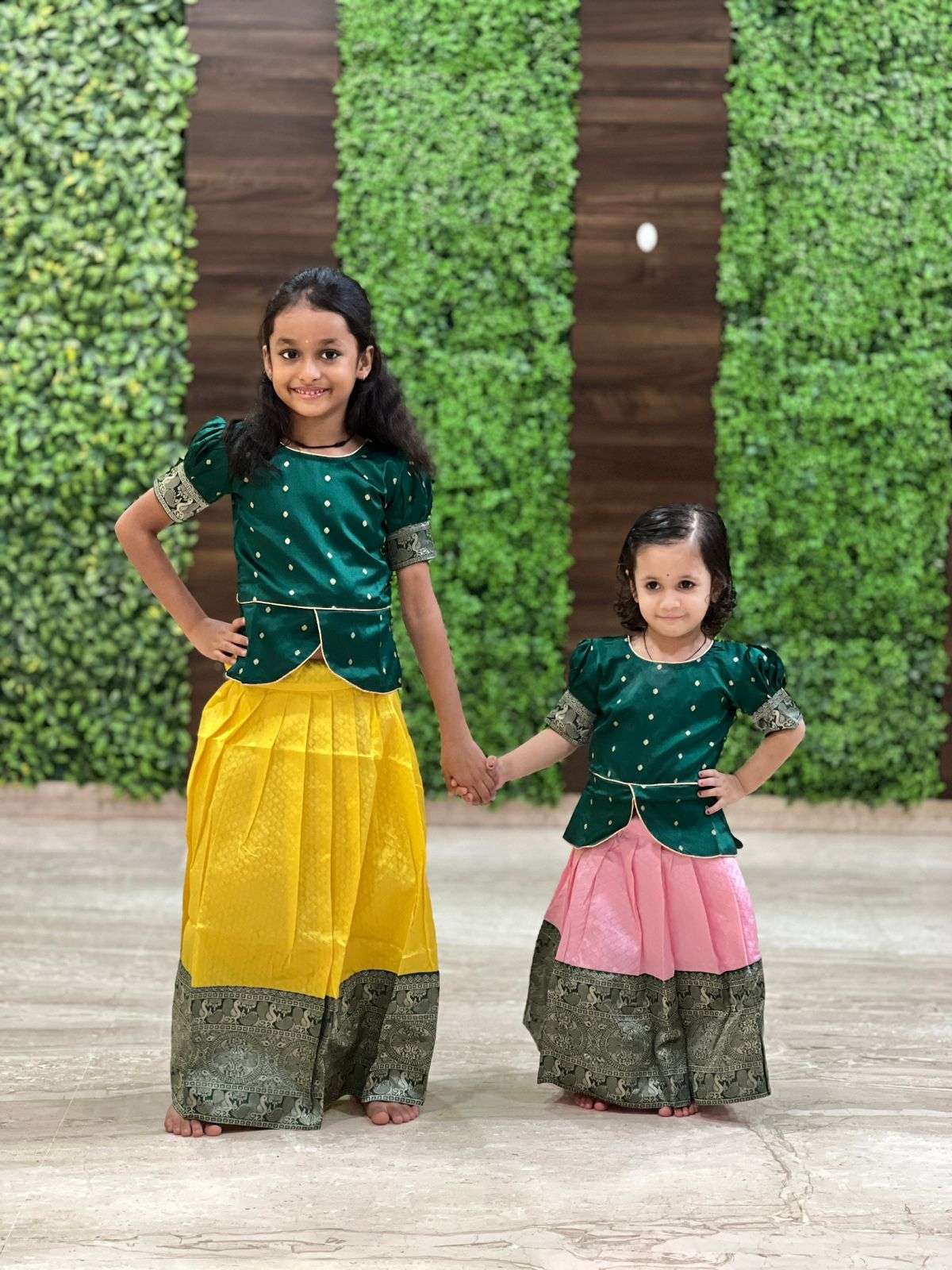 Pin by Ranjiniaravinth on Kids pattu pavadai models | Dresses kids girl,  Kids fashion dress, Girls frock design