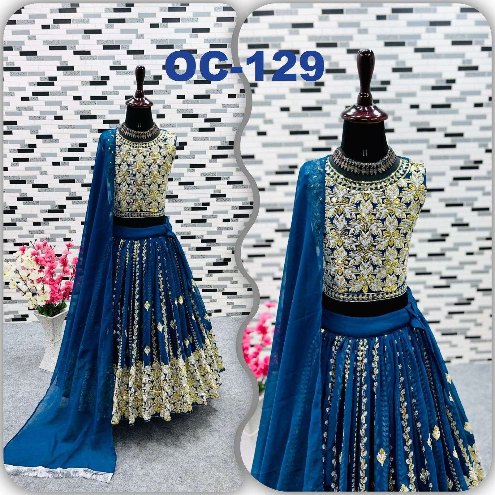 Embroidered Festive Wear Kids Lehenga Choli at Rs 999/piece in Surat | ID:  2850564830030