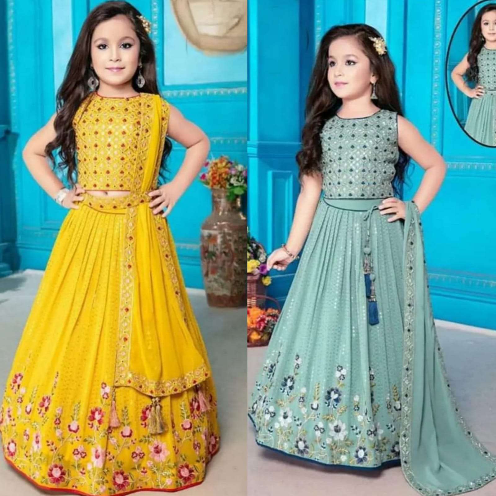 divyesh Girls Lehenga Choli Ethnic Wear Embellished Lehenga, Choli and  Dupatta Set Price in India - Buy divyesh Girls Lehenga Choli Ethnic Wear  Embellished Lehenga, Choli and Dupatta Set online at Flipkart.com