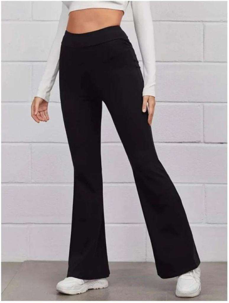Buy online Solid Lycra Wide Leg Trouser from bottom wear for Women by  Smarty Pants for ₹799 at 50% off | 2024 Limeroad.com